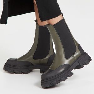 GANNI Mid Chelsea Boots | Kalamata, Size 38